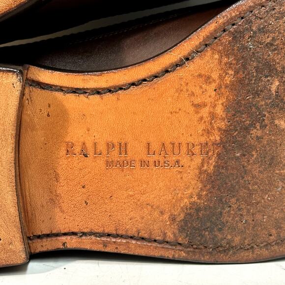 NEW HEELS Allen Edmonds x Polo Ralph Lauren Sanderson Longwing Derby USA 7.5 D main image 4